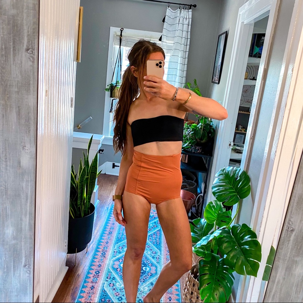 Kortni Jeane extended high waist bikini bottom XS